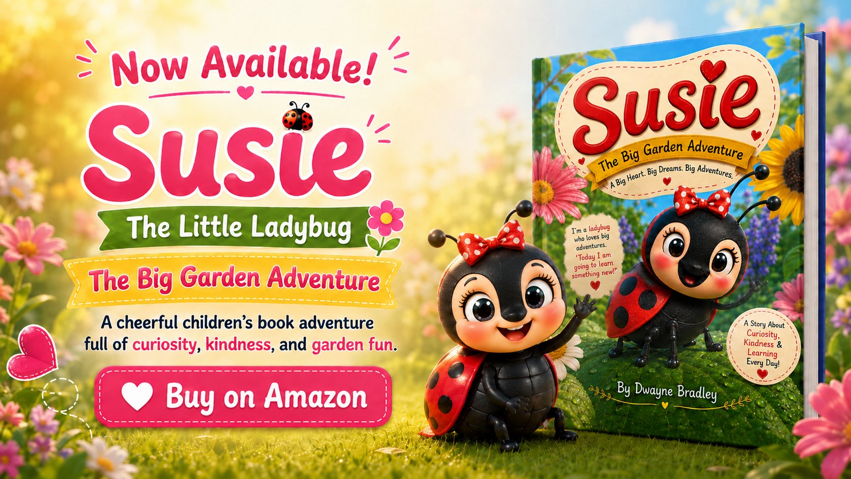 Now Available! Susie the Little Ladybug — The Big Garden Adventure